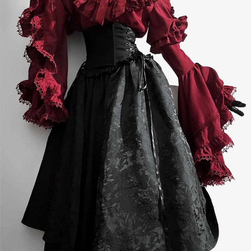 Halloween-Kleid in Schwarz und – Women'S Red Formal Wear Bewertung und Preis