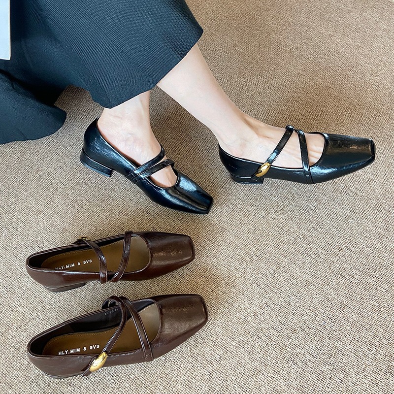 Damenschuhe, modische Mary-Jan – Pump Heel Block Bewertung und Preis
