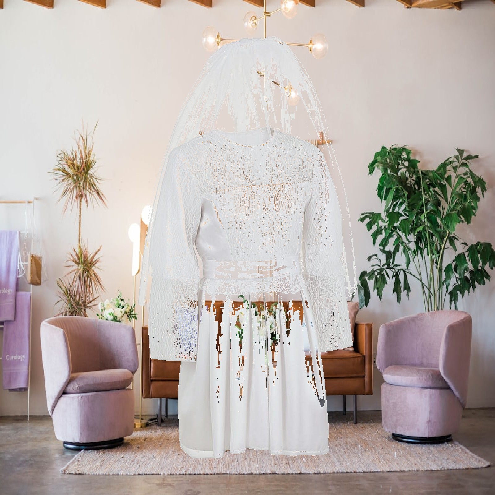 Kostüm für Mädchen, Brautkleid – Lace Dress Bewertung und Preis