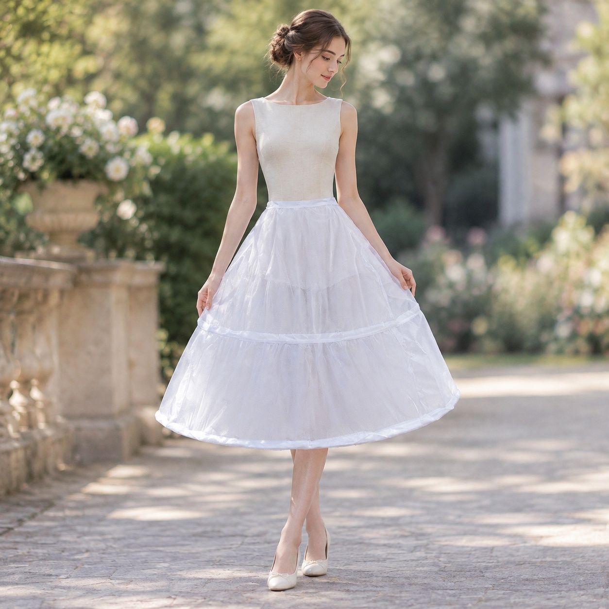 Lässiges Tüllkleid in Maxiläng – Midi Dress Bewertung und Preis