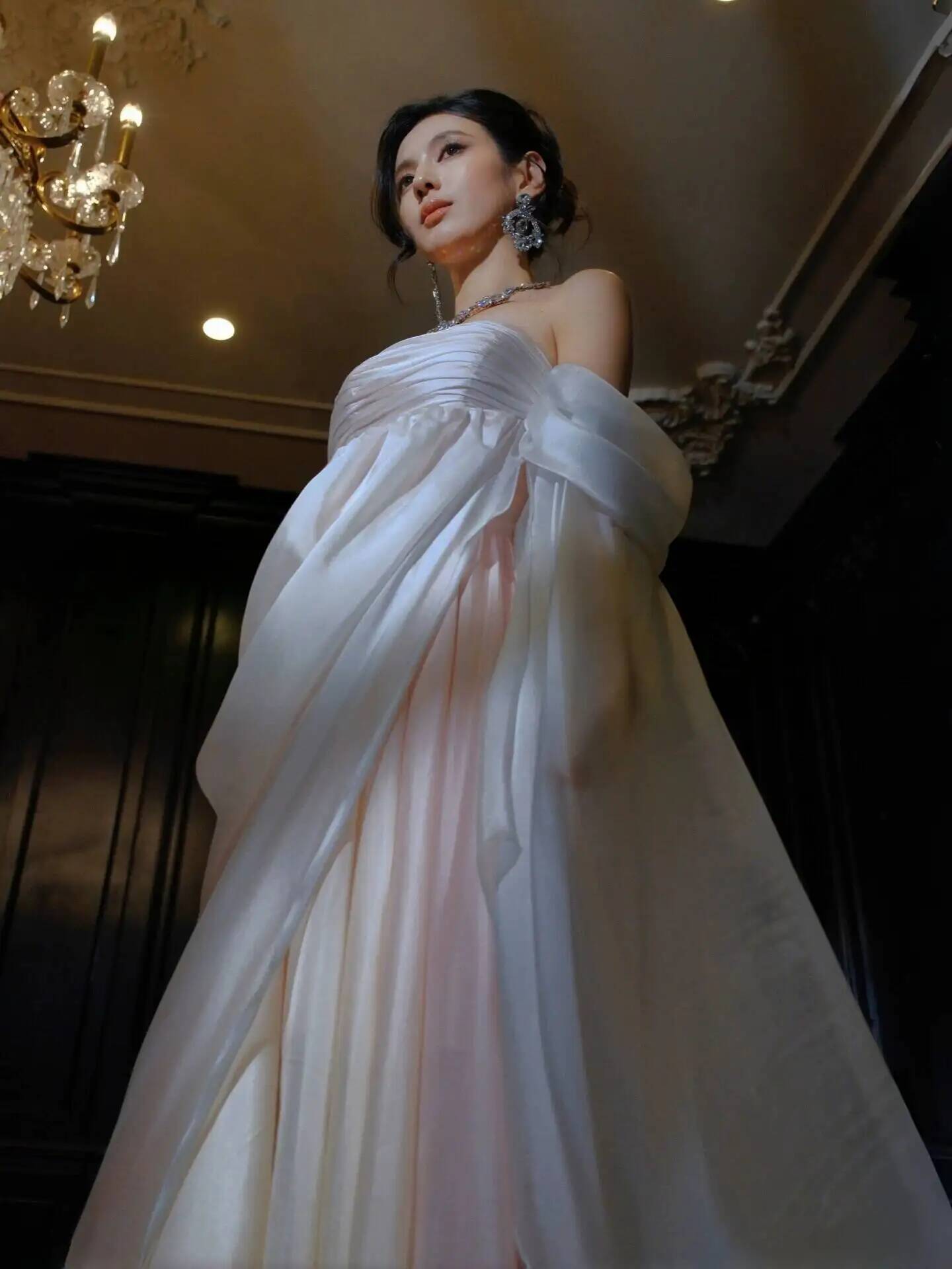 Trägerloses, fließendes Chiffo – Formal Dress Bewertung und Preis