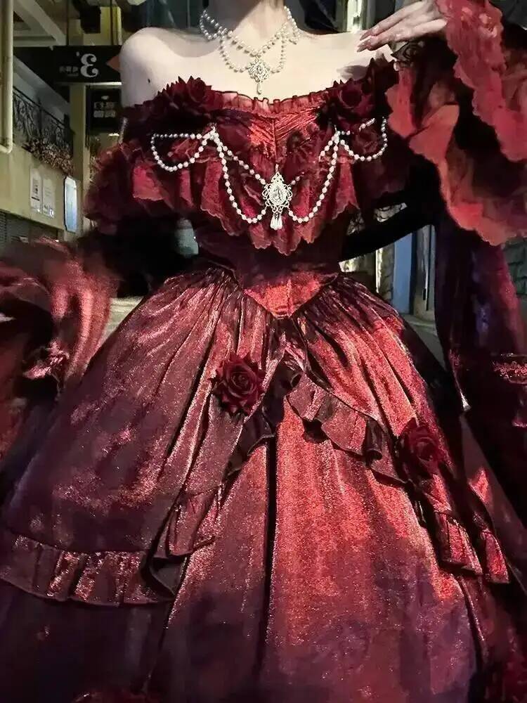 Schönheit Prinzessin Kleid Rot – Formal Skirt Bewertung und Preis