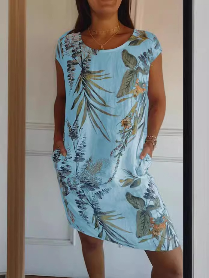 Damen-Sommerkleid aus Baumwoll – Midi Dress Bewertung und Preis