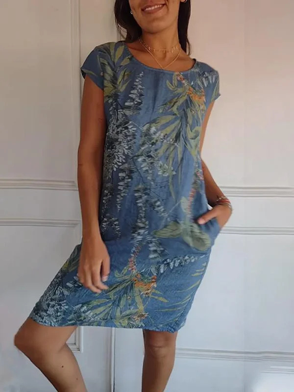 Damen-Sommerkleid aus Baumwoll – Midi Dress Bewertung und Preis