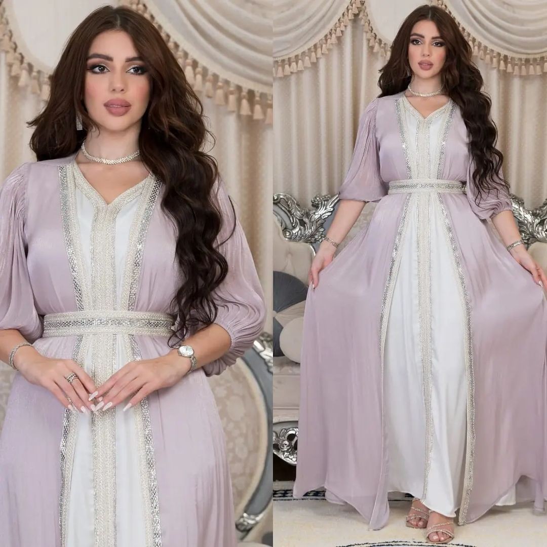 Lavendel-Paillettenkleid mit V – Formal Dress Bewertung und Preis